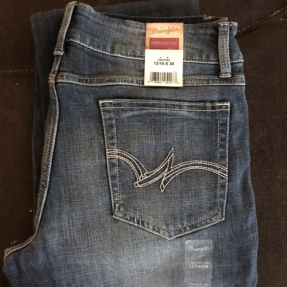 Wrangler Straight Leg Ladies Jeans 13/14